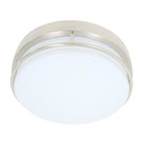 Light Efficient Design 18" Selectable watt 120/277 volt CCT Selectable Dimmable LED Ceiling Fixtures